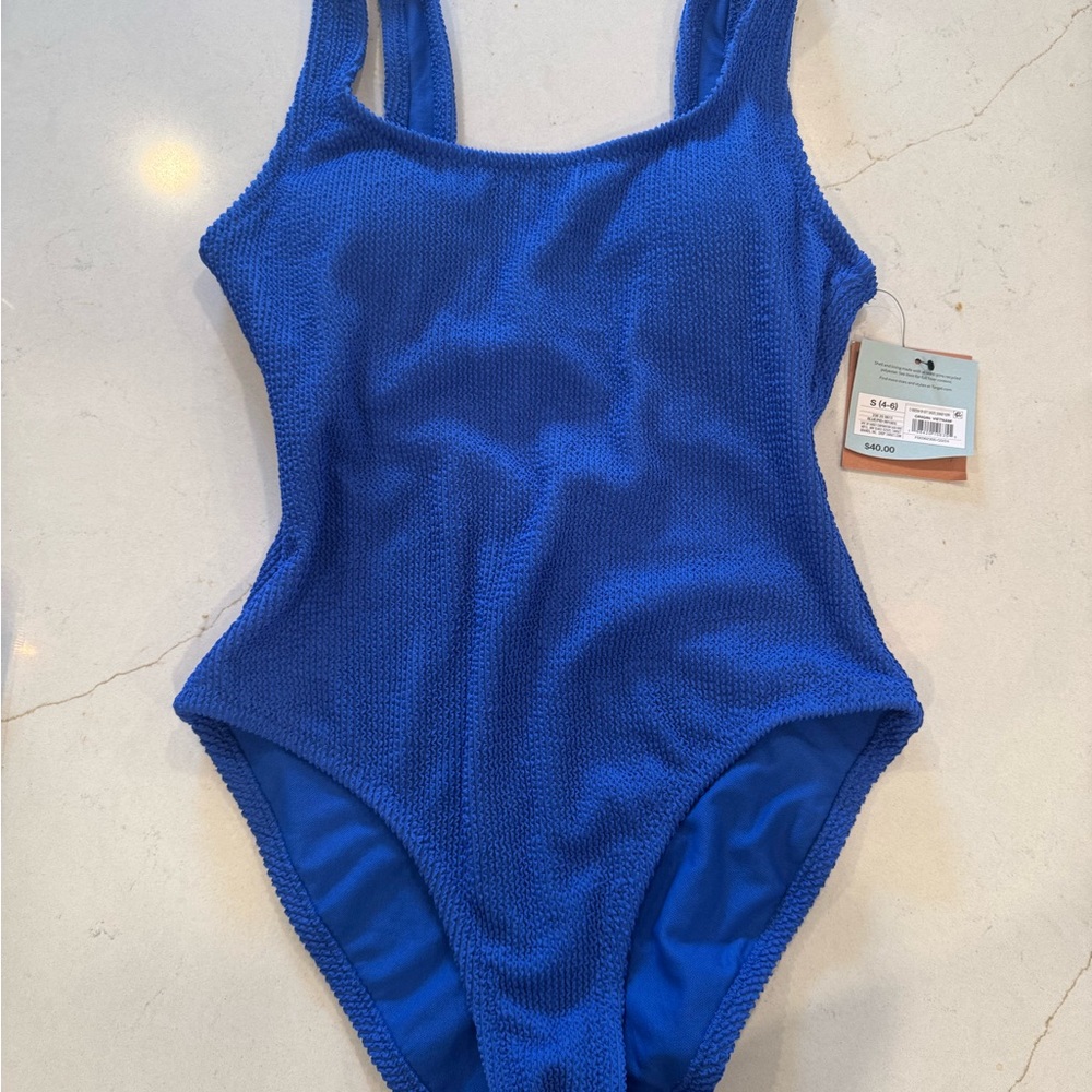 Shade & Shore One-Piece Swimsuit - Royal Blue